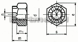 NAKR�TKA M16 KORONOWA DIN 935 A2                