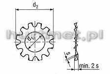 PODKADKA 10,5MM DIN 6797A A2 POD M10           